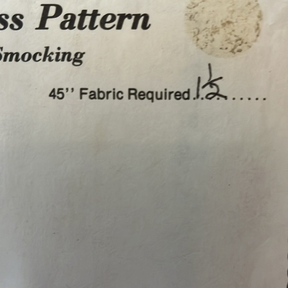 Bishop Dress Pattern for English Smocking Little Sunday Dress Florence Roberson - Picture 4 of 6